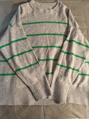 Aerie Oversized Striped Sweater